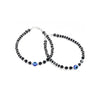 925 Silver Evil Eye Black Beads Bracelet & Anklet