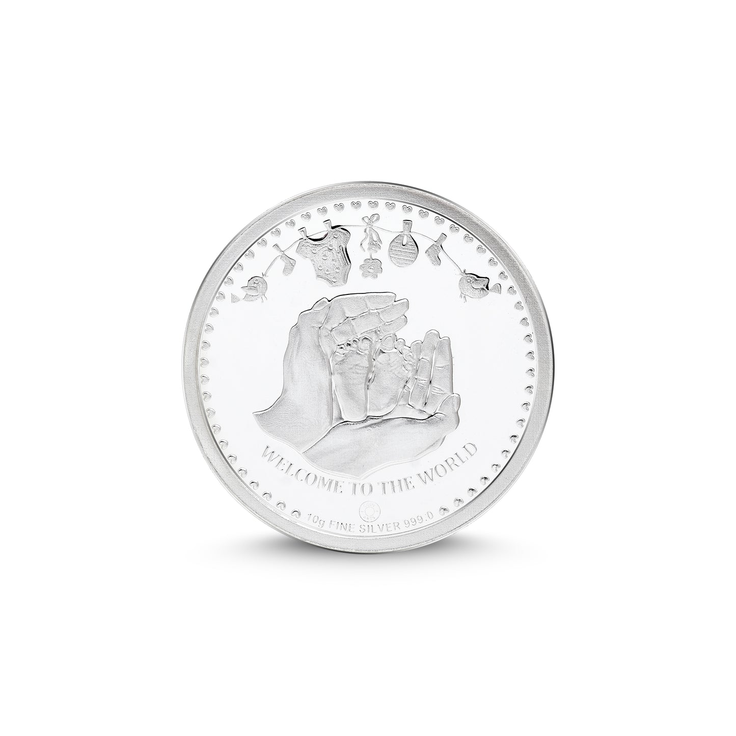 Exclusive Silver Baby Birth Coin