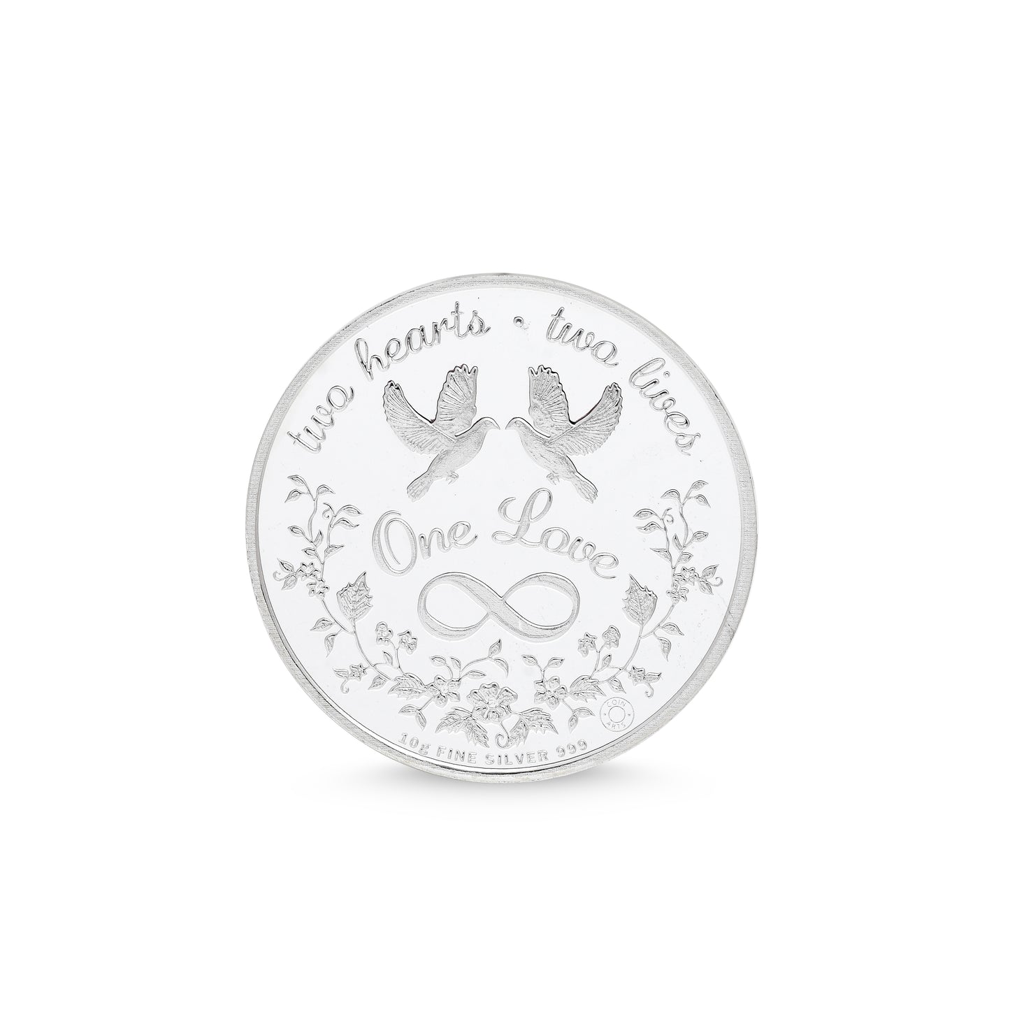 Wedding Congratulations Silver Coin