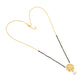 Gold-Toned Mangalsutra with Floral Pendant