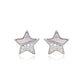 Silver Star Stud Earrings