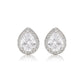 Classic Teardrop Cubic Zirconia Stud Earrings