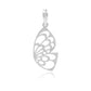 Silver Butterfly Wing Pendant & Earring Set