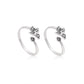 Girl's Trendy Silver Plated Toe Rings