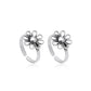 Flower Shape Pure 925 Silver Ring