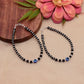 925 Silver Evil Eye Black Beads Bracelet & Anklet