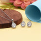 Classic Teardrop Cubic Zirconia Stud Earrings