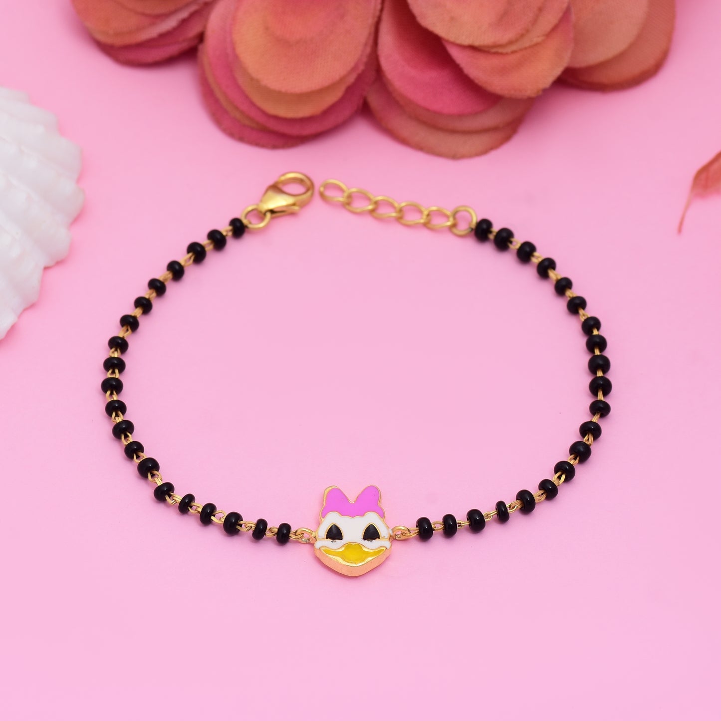 Daisy Duck Motif Kids' Bracelet