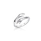 Pure 925 Silver Hugging Hand Ring